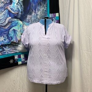 SHEIN White Textured Women's Blouse